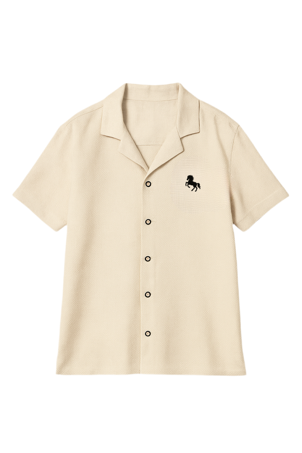 Camisa de Manga Corta Blanca