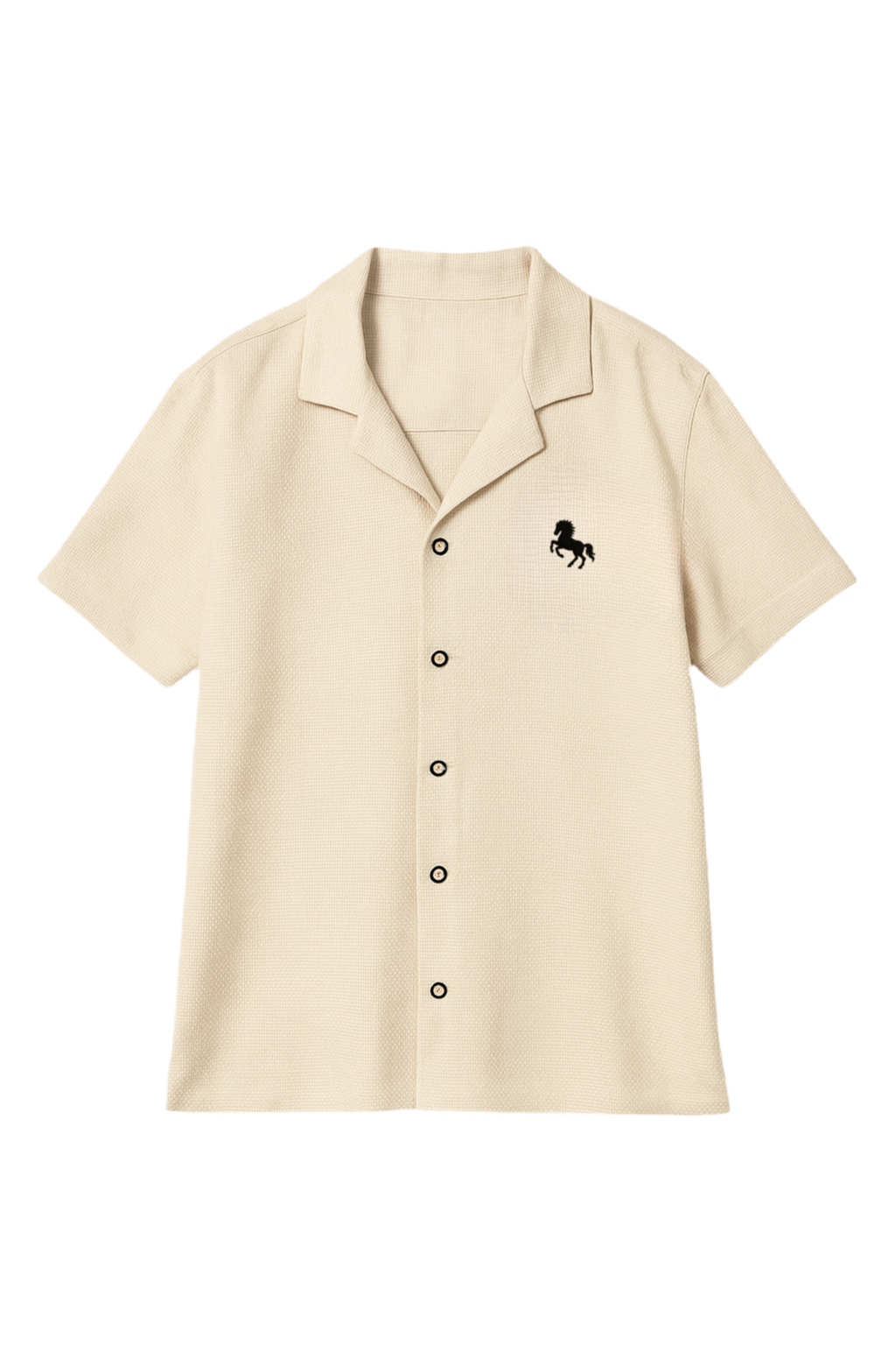Camisa de Manga Corta Blanca