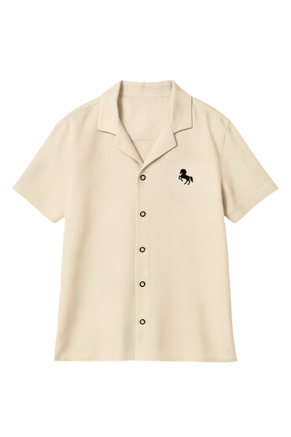 Camisa de Manga Corta Blanca