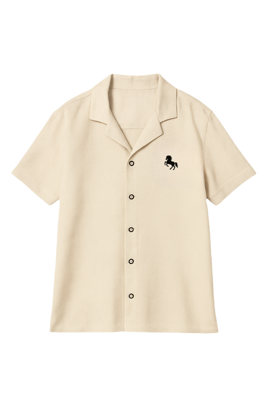 Camisa de Manga Corta Blanca