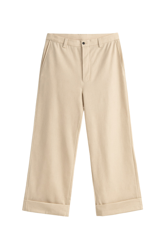 Pantalón de Lino Beige