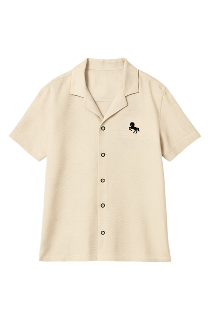 Camisa de Manga Corta Blanca
