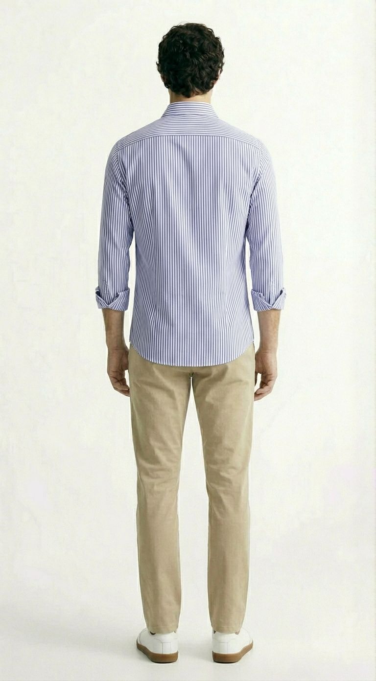 Camisa Oxford a Rayas